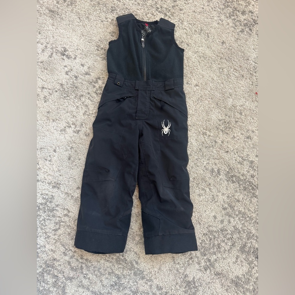 Spyder Toddler Snow Bib 4T Black Ski Pants